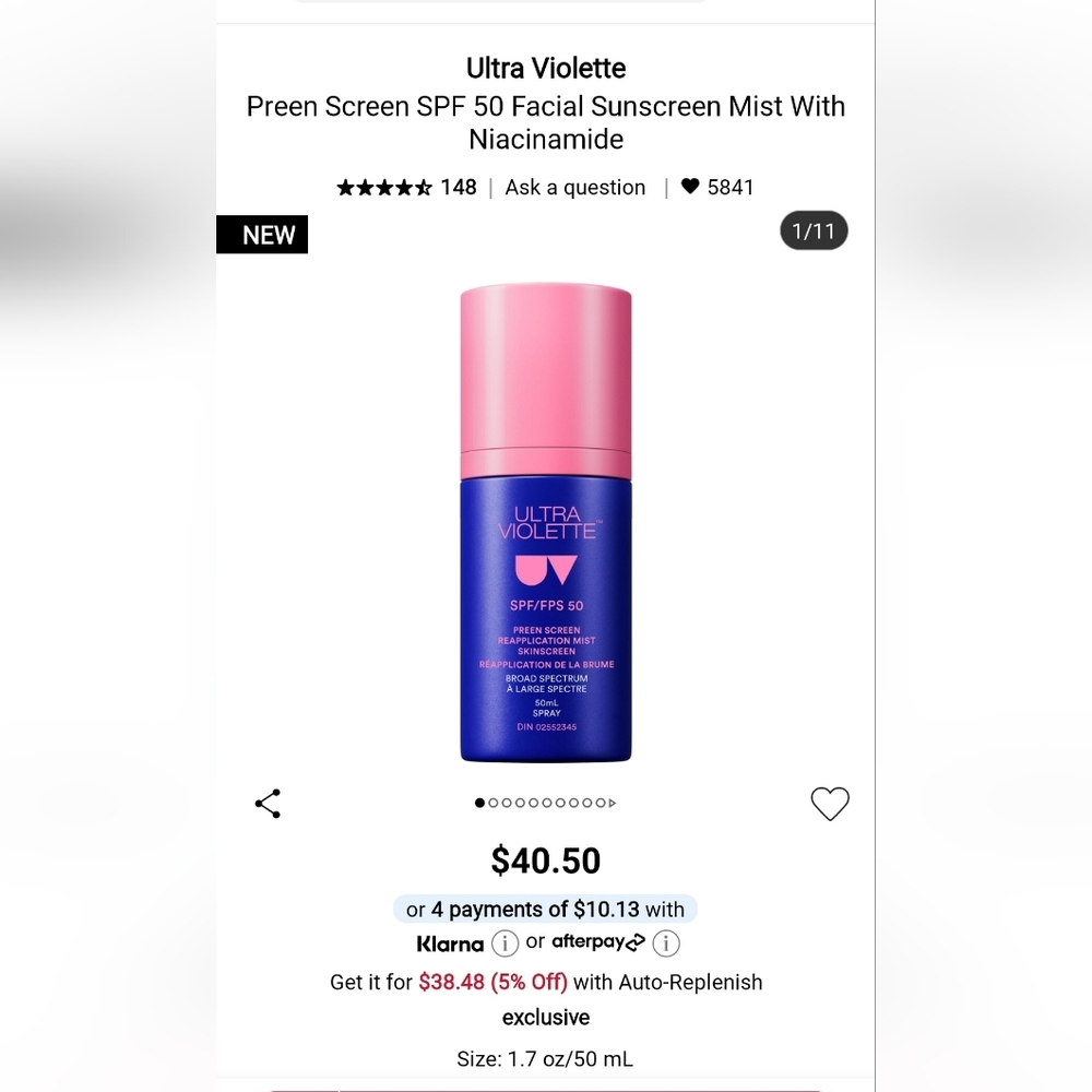 New Ultra Violette Sunscreen